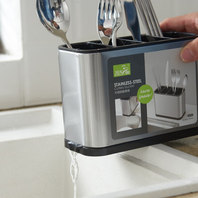 Kệ inox để đũa thìa nhà bếp