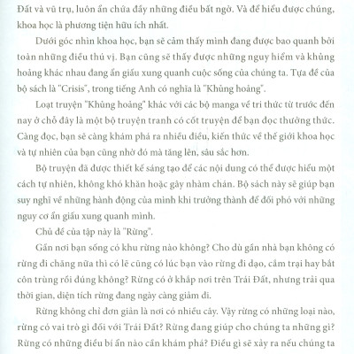 Truyện Tranh Tri Thức Khoa Học - KHỦNG HOẢNG RỪNG (Bản in màu)