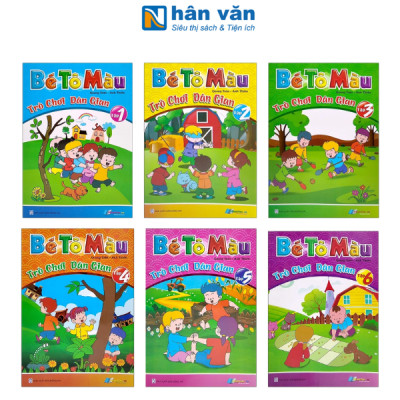 Sách - Bé Tô Màu Trò Chơi Dân Gian - Tập 1 Đến Tập 6