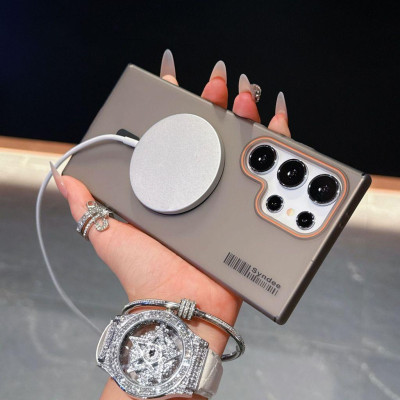 Ốp Lưng Ch Samsung Galaxy S25 Ultra / S24 Ultra / S23 Ultra / S22 Ultra / S21 Ultra Syndee Nhựa Cứng Mờ Siêu Mỏng Có Từ Tính