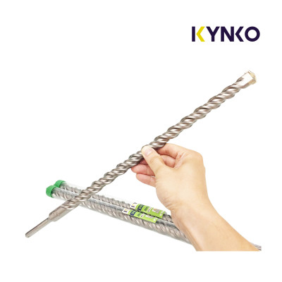 Phi Ø 22 dài 460MM mũi khoan bê tông SDS xuyên tường đầu dẹt 2 cạnh KYNKO MKBTXT-22460