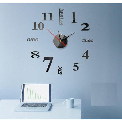 Đồng Hồ Dán Treo Tường Cao Cấp Decor Phòng Trang Trí Nhà