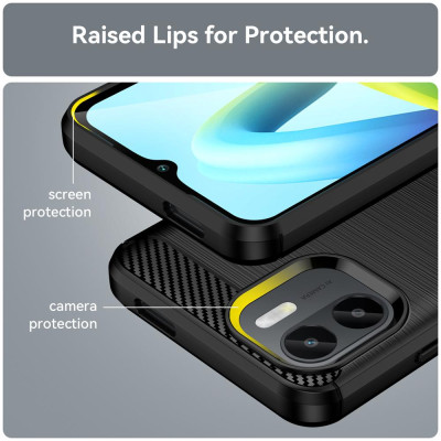 Ốp lưng chống sốc Likgus cho Xiaomi Redmi A1 (chuẩn quân đội, chống va đập, chống vân tay) - Hàng chính hãng