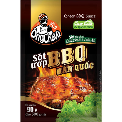 Combo 5 Gói Sốt Ướp BBQ Hàn Quốc Ông Chà Và 90g (Korean BBQ Sauce)