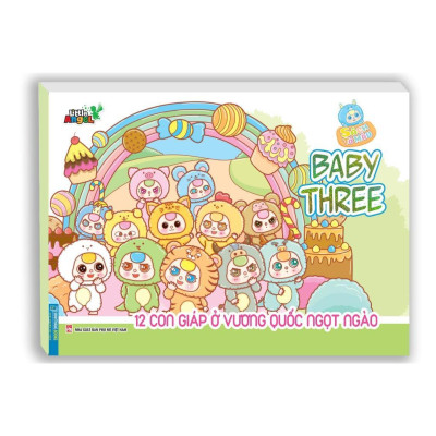 Sách Tô Màu - Baby Three Ở Vương Quốc Ngọt Ngào, Tết Và Lễ Hội, Thị Trấn Nhỏ Hạnh Phúc - Combo 3 Cuốn - Minh Thắng