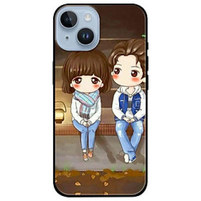 Ốp lưng dành cho Iphone 14 - Iphone 14 Plus - Iphone 14 Pro - Iphone 14 Pro Max - Anime Cặp Đôi Ngồi