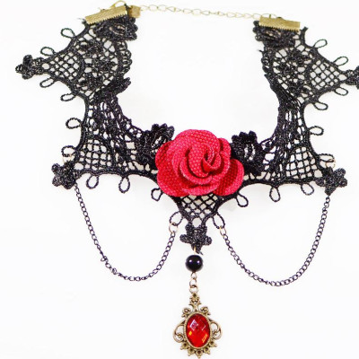 Vòng cổ choker rose King&Queen nổi bật dạ tiệc