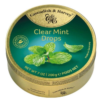 Kẹo C&H Clear Mint Drops 200g 