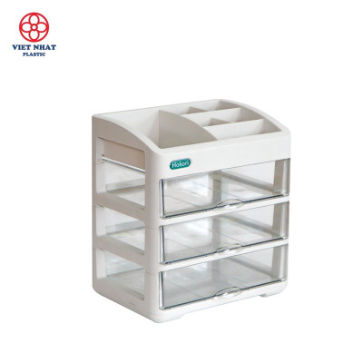 Tủ Đựng Mỹ Phẩm Cao Cấp HOKORI 2 Tầng, Kệ Đựng Mỹ Phẩm, Đồ Trang Điểm Nhiều Ngăn - Hàng Việt Nam