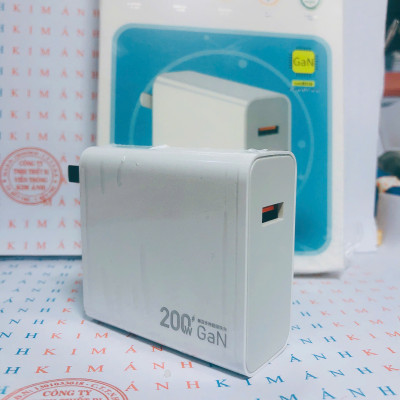Bộ sạc nhanh Gallium Nitride 200W LI-TOP AC28 chân Type C, chứng nhận 3C tiêu chuẩn quốc gia, Hàng chính hãng