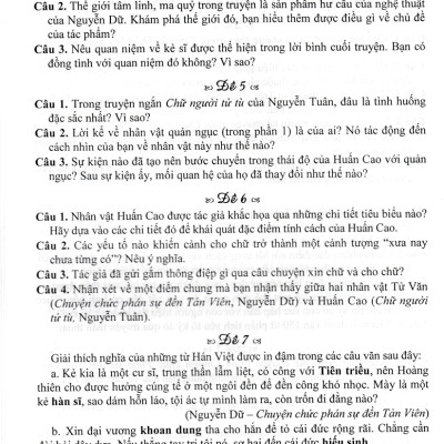 Đề Kiểm Tra Ngữ Văn 10 (Dùng Kèm SGK Kết Nối Tri Thức Vớ Cuộc Sống) - HA