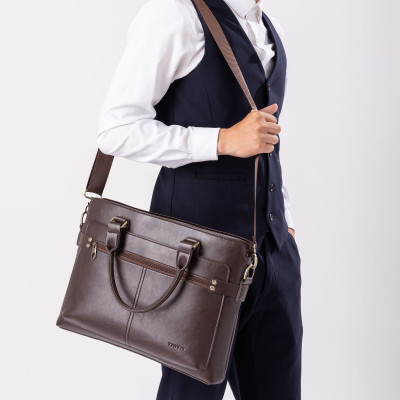 Cặp công sở Trita ( Thời trang nam đa năng - Cặp da TCA12 )