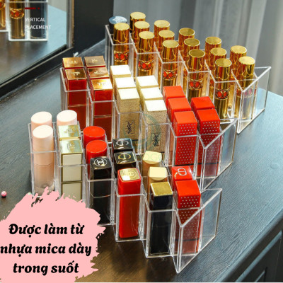 Khay Đựng Son 18–26 Ô Tiện Lợi Kệ Đựng Son 18–26 Ngăn Cao Cấp Khay Đựng Son Trang Điểm Đa Năng 18–26 Ô  Khay Son Cao Cấp 18–26 Ô – Gọn Gàng, Tinh Tế Khay Trang Điểm Đựng Son 18–26 Ô Acrylic Trong Suốt Hộp Đựng Son Handmade 18–26 Ngăn – Đẳng Cấp Makeup