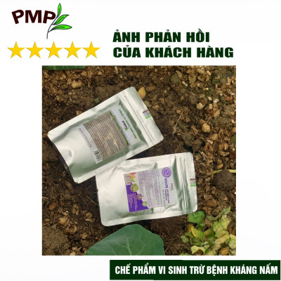 Nấm Trichoderma PMP Nấm Đối Kháng Phòng Thối Rễ, Ủ Phân Hữu Cơ Từ Rác Thải Hữu Cơ 200g