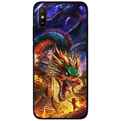 Ốp lưng dành cho Xiaomi Redmi 9 - Redmi 9A - mẫu Rồng Nổi Giận