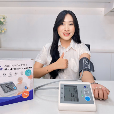 Máy đo huyết áp bắp tay CHIDO phiên bản mới - Bảo hành 5 năm tại nhà