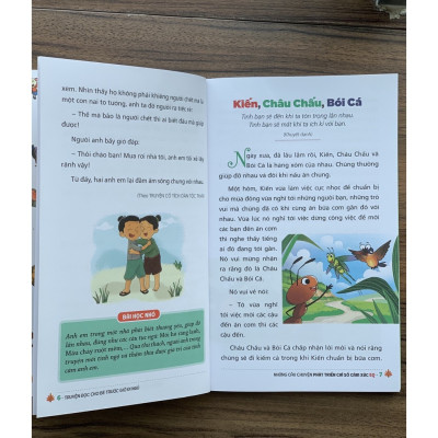 Sách - (Combo 2 cuốn ) Truyện đọc cho bé trước giờ đi ngủ phát triển IQ và EQ cho bé từ 3 - 12 tuổi