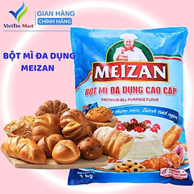(Túi 1kg) Bột Mì Đa Dụng Cao Cấp Meizan