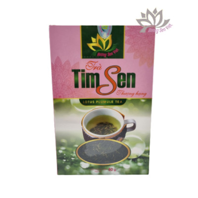 TRÀ TIM SEN HỘP 80G - HƯƠNG SEN VIỆT
