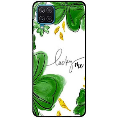 Ốp lưng cho Samsung A12 - A22 4G - Samsung F12 - M12 - Bốn Lá May Mắn - Hàng Chính Hãng