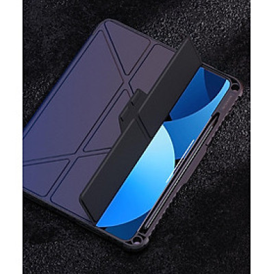 Bao da cho iPad Pro 11 inch M4 2024 / iPad Pro 13 inch M4 2024 Nillkin Bumper Leather Case Pro (Có khe cắm bút - Hàng chính hãng