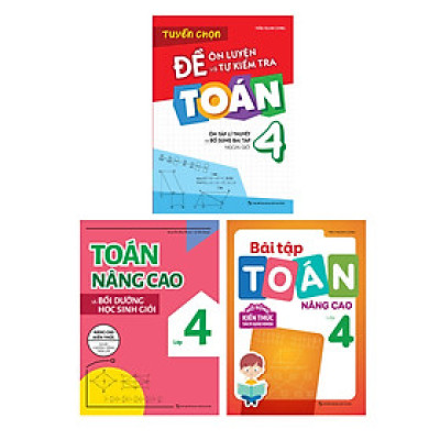Combo Sách Bồi Dưỡng Học Sinh Giỏi Toán 4 (Bộ 3 Cuốn) - ML