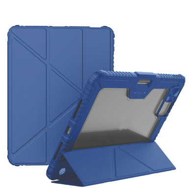 Bao da cho iPad Pro 11 inch M4 2024 / iPad Pro 13 inch M4 2024 Nillkin Bumper Leather Case Pro (Có khe cắm bút - Hàng chính hãng