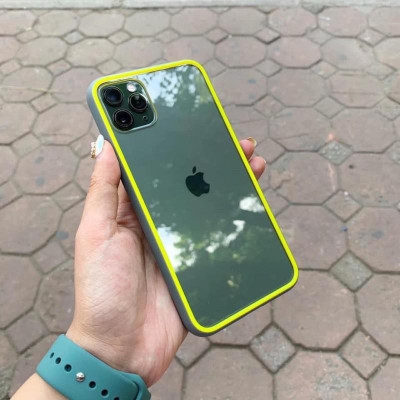 Ốp lưng Trong Suốt Viền Màu Sexy Likgus CHỐNG Ố dành cho iphone - hàng chính hãng