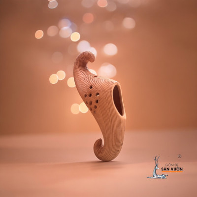 Decor Gốm Đất Nung Hình Trái Tim, Cá Ngựa, Vuông, Tròn