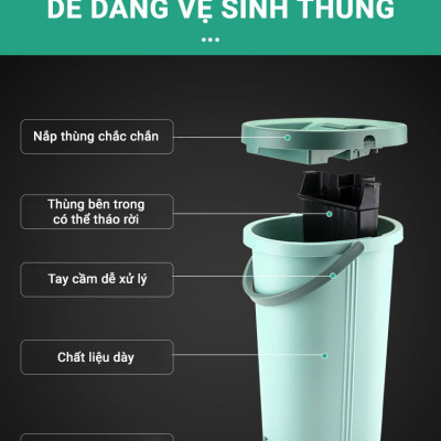 BỘ CÂY LAU NHÀ THÔNG MINH SAGOKER, mã BLNEC