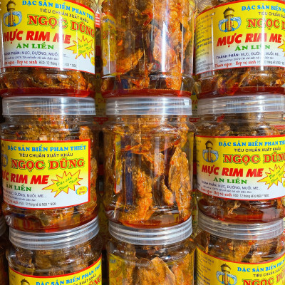 Đặc sản Phan Thiết - Mực Rim Me Đã Chế Biến Ăn Liền Hộp 200 Gram Là Món Ăn Ngon Ơi Là Ngon. Hạn Sử Dụng 6 Tháng Kể Từ Ngày Đặt Hàng - OCOP 4 Sao