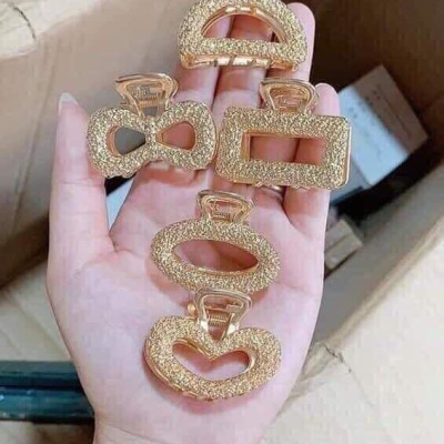 Set 5 kẹp tóc hàn quốc,kẹp tóc nửa đầu sang trọng