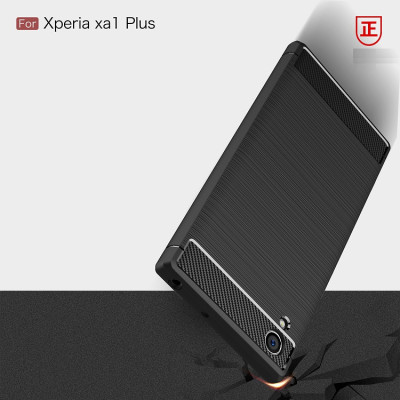 Ốp lưng chống sốc dành cho Sony Xperia XA1 Plus Silicon hàng chính hãng Rugged Shield cao cấp - Hàng Nhập Khẩu