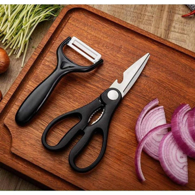 Bộ Dao 5 Món Nhật Bản Vân Gợn Sóng Tiện Dụng