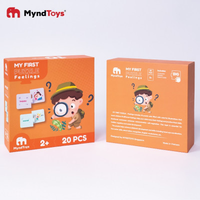 Đồ Chơi Xếp Hình Ghép Cặp MyndToys - My First Puzzle (Cho Bé Từ 2 Tuổi - Nhiều Chủ Đề)
