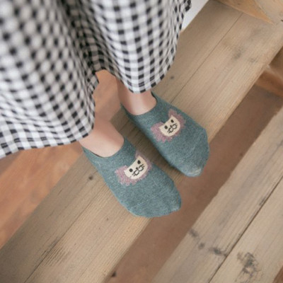 Combo 5 Đôi Vớ Lười Nữ Có Silicon 04 - Màu Ngẫu Nhiên