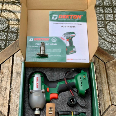 MÁY VẶN BULONG PIN 21V 1/2" DEKTON M21-IW380N - HÀNG CHÍNH HÃNG
