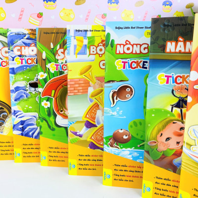 Sách - Combo 8 Cuốn Truyện Cổ Tích Kinh Điển Stickers - Ndbooks