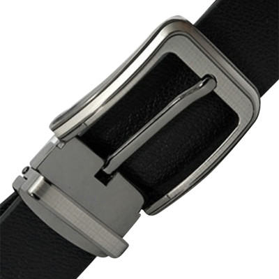 Thắt Lưng Nam Da Bò Đầu Kim Huy Hoàng HT4108 (120 x 4 cm) - Đen