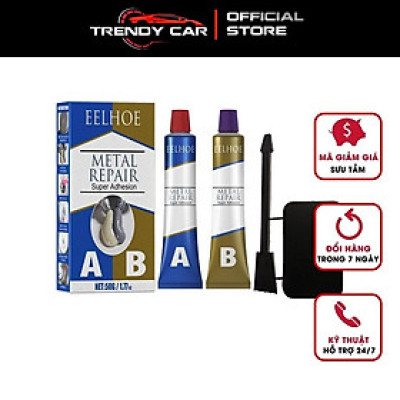 Keo AB chịu nhiệt 100gr ️FREESHIP️ keo dán sắt siêu dính - keo vá vết nứt vết thủng kim loại siêu chắc
