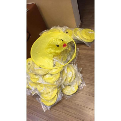 Áo mưa con vịt, ao mưa trẻ em, áo mưa ngộ nghĩnh, áo mưa dễ thương hàng tốt quà tặng cho trẻ em