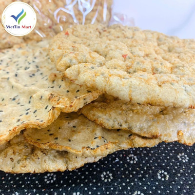 Bánh Tráng / Bánh Đa Nướng Muối Ớt Túi 5 Cái VietTin Mart