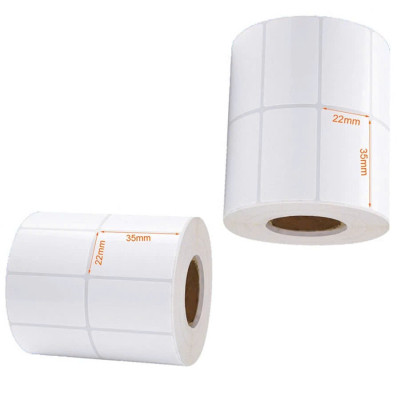 Giấy Decal Nhiệt In Mã Vạch 2 Tem Cỡ 35*22*25Mm