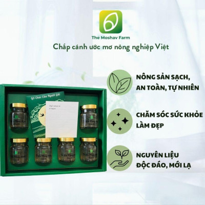 Tổ Yến Nhung Hươu Anbinest - Sét quà cao cấp giúp tăng sức đề kháng bồi bổ cơ thể 6 hũ 70ml