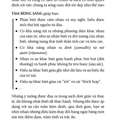 Tâm Bừng Sáng - Vanlangbooks