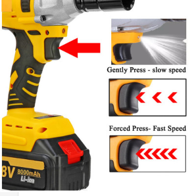 Máy siết bulong Không chổi than RAKUTEN 88V tặng đầu chuyển thành máy bắn tôn.máy bắt vít