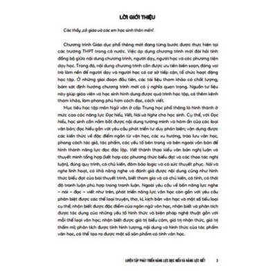 Sách - Luyện tập Năng lực đọc hiểu và nặng lực viết