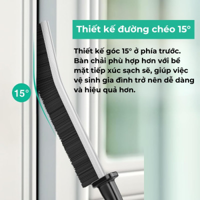 Combo Dọn Nhà 4 Món : Chổi Chà Cọ Nhà Vệ Sinh + Chổi Quét Trần Nhà + Bàn Chải Khe Hở Góc Cạnh + Khăn Lau Xe Ô Tô Cao Cấp