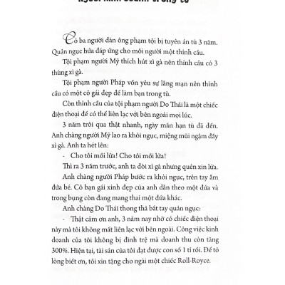 Những Mẫu Chuyện Hài Hước Trong Kinh Doanh Của Người Do Thái