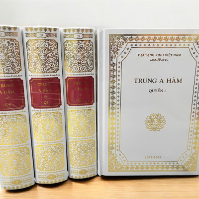 Sách - Kinh Trung A Hàm - A-Hàm Hán Tạng(Bộ 4 quyển, Nguyên bản Đại Tạng Kinh Việt Nam)